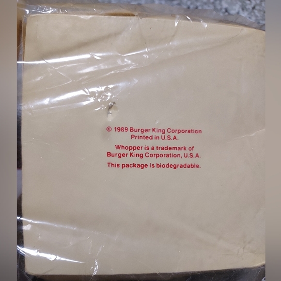 Rare Vintage 1988 Burger King Play Food Set - Picture 5 of 6